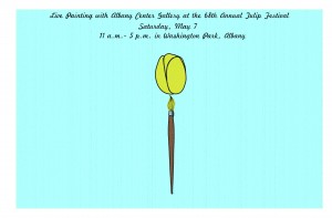 Live Painting with Albany Center Gallery at the 68th Annual Tulip Festival