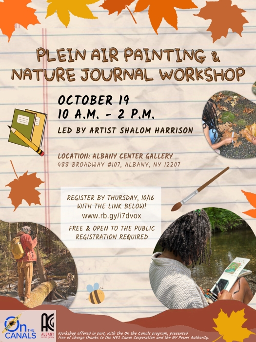 Plein Air Painting & Nature Journal Workshop led by Artist Shalom Harrison